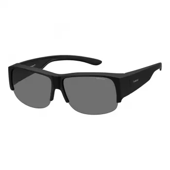 Polaroid Ancillaries PLD9007SDL5 unisex-aurinkolasit - musta kehys, harmaat polarisoidut lasit
