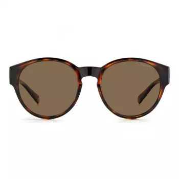 Polaroid Ancillaries PLD9017S086 unisex-aurinkolasit - Havana/Tortoise-kehys, ruskeat polarisoidut linssit