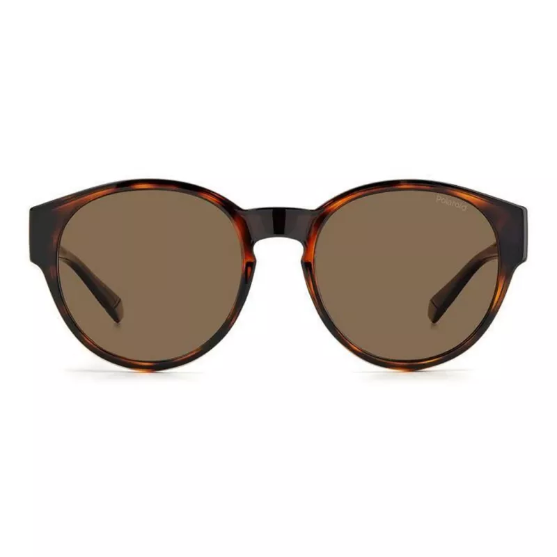 Polaroid Ancillaries PLD9017S086 unisex-aurinkolasit - Havana/Tortoise-kehys, ruskeat polarisoidut linssit