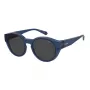 Polaroid Ancillaries PLD9017SPJP unisex square pilot -aurinkolasit - musta kehys, harmaat polarisoidut linssit