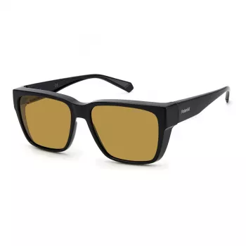 Polaroid Ancillaries PLD9018S807 unisex-kulmikkaat aurinkolasit - havanna-kehys, ruskeat polarisoidut linssit
