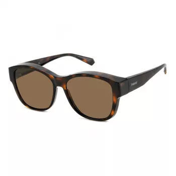Polaroid Ancillaries PLD9019S086 unisex-aurinkolasit havanna ruskea polarisoitu