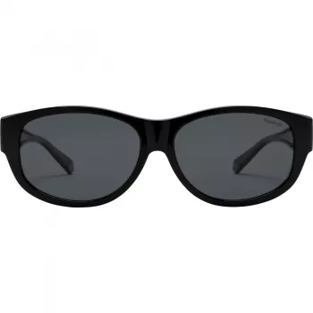 Polaroid Ancillaries PLD9020S08A unisex lasten aurinkolasit - musta kehys, harmaat polarisoidut linssit