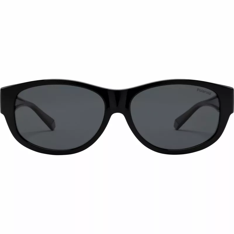 Polaroid Ancillaries PLD9020S08A unisex lasten aurinkolasit - musta kehys, harmaat polarisoidut linssit