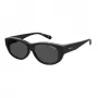 Polaroid Ancillaries PLD9020S08A unisex lasten aurinkolasit - musta kehys, harmaat polarisoidut linssit