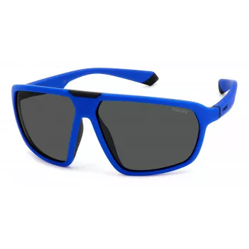 POLAROID PLD2142SDOF unisex-suorakaiteen muotoiset aurinkolasit - polarisoitu UV400 - 61 mm linssi