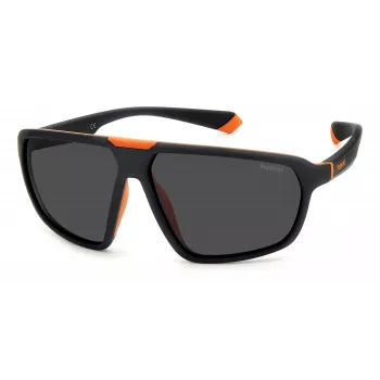 POLAROID PLD2142SRC2 unisex-suorakaiteen muotoiset aurinkolasit - Havanna-kehys, ruskeat polarisoidut linssit