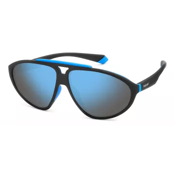 Polaroid PLD2151/S unisex-pilotti-aurinkolasit - musta kehys harmaat polarisoidut linssit 62mm