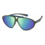 POLAROID PLD2151/S unisex-aurinkolasit havanna kehys vihreät polarisoidut linssit 62mm