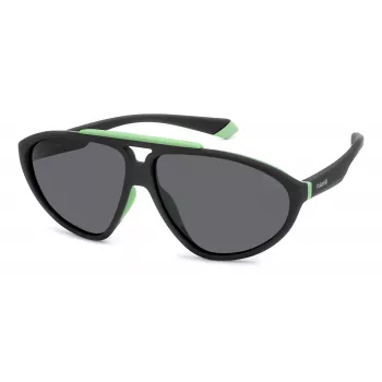POLAROID PLD2151S3OLG2 unisex square -aurinkolasit Havana 62/18/140 mm