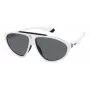 POLAROID PLD2151S6HT unisex-aurinkolasit Havana kehys vihreät polarisoidut linssit 62mm