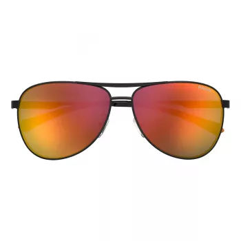 POLAROID PLD2160GSX807 miesten polarisoidut aurinkolasit - musta kehys harmaat linssit 62 mm