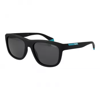 Polaroid PLD2163/S unisex-aurinkolasit - musta kehys, harmaat polarisoidut linssit - 54 mm