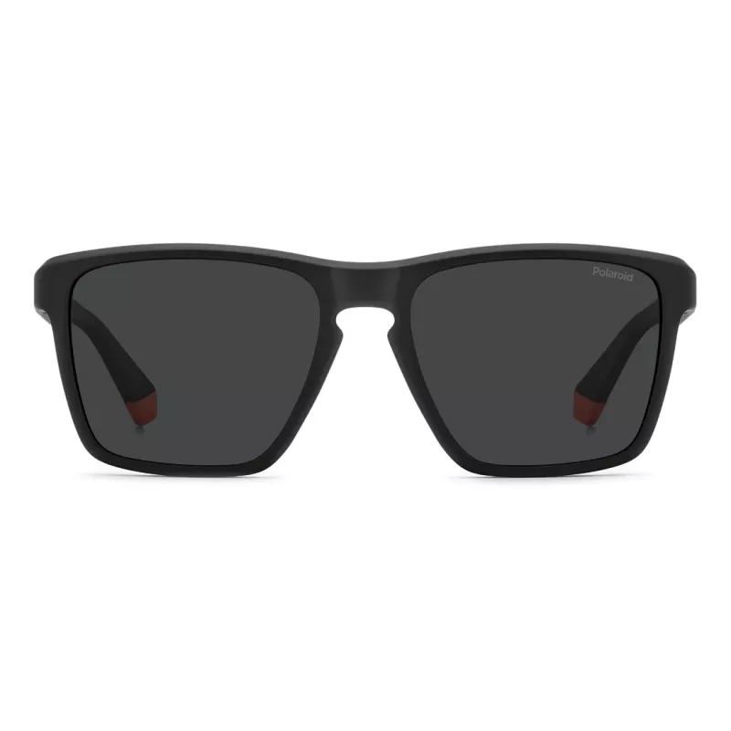 Polaroid PLD2167SRC2 miesten suorakaide-aurinkolasit - musta kehys, harmaat polarisoidut linssit