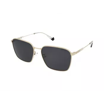 Polaroid PLD4120GSXLOJ miesten aurinkolasit havanna kehys, ruskea liukuvärjätty polarisoitu linssi 59 mm