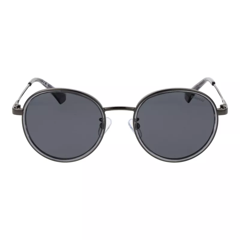 Polaroid PLD4173GSX51K unisex neliömäiset aurinkolasit - musta kehys harmaa polarisoitu linssi 51 mm
