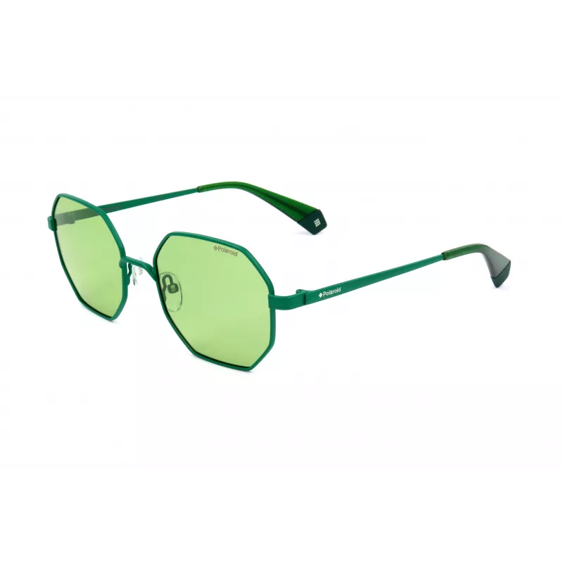 Polaroid PLD6067S1EDUC unisex-aurinkolasit - musta kehys, harmaat polarisoidut linssit, 53 mm