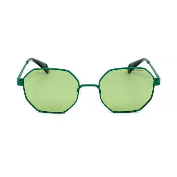 Polaroid PLD6067S1EDUC unisex-aurinkolasit - musta kehys, harmaat polarisoidut linssit, 53 mm