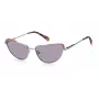 Polaroid PLD6129SYY5 naisten aviator-aurinkolasit Havana ruskea polarisoitu