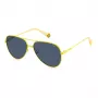 POLAROID PLD6187S40G unisex square-aurinkolasit - havanna kehys vihreä polarisoitu linssi 60 mm