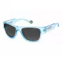 POLAROID PLD6197SMCMVU unisex Havana Square aurinkolasit - ruskeat polarisoidut linssit