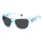 POLAROID PLD6197SMVU unisex suorakaiteen muotoiset aurinkolasit polarisoitu UV400 55mm