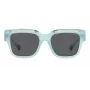 POLAROID PLD6198SXMVUF unisex-aurinkolasit square-malli - musta kehys harmaat polarisoidut linssit 52 mm