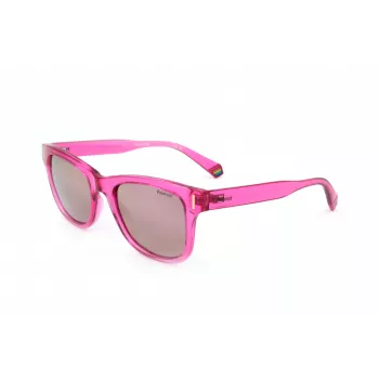 Polaroid PLD6206SMU1 unisex-aurinkolasit - musta kehys, harmaat polarisoidut linssit, 51 mm
