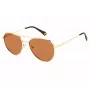Polaroid PLD6211/S unisex-aurinkolasit havanna kehys vihreät polarisoidut linssit 57mm