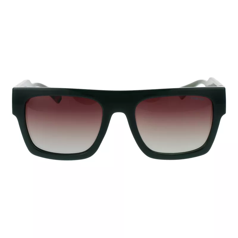 Polaroid PLD6224SX541E unisex-suorakaiteen muotoiset aurinkolasit - harmaat linssit, musta/harmaa kehys