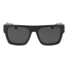 POLAROID PLD6224SX543Y unisex-suorakaiteen muotoiset aurinkolasit havanna vihreä 54 mm