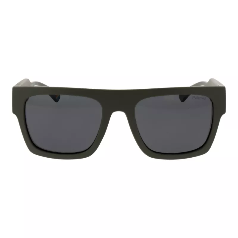 POLAROID PLD6224SX543Y unisex-suorakaiteen muotoiset aurinkolasit havanna vihreä 54 mm