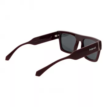 Polaroid PLD6224SX54LH unisex-aurinkolasit - musta kehys, harmaat linssit, 54 mm