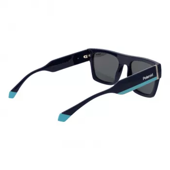 Polaroid PLD6224SX54PJ unisex-aurinkolasit - musta kehys, harmaat polarisoidut linssit, 54 mm
