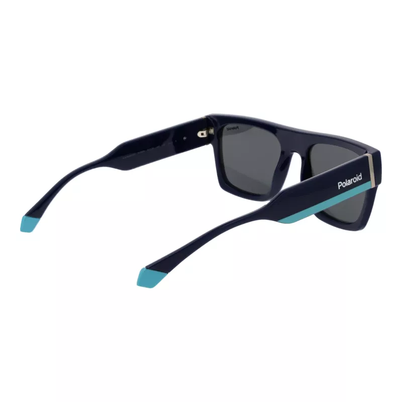 Polaroid PLD6224SX54PJ unisex-aurinkolasit - musta kehys, harmaat polarisoidut linssit, 54 mm