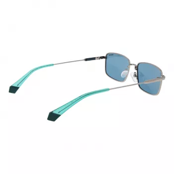 Polaroid PLD6227SX566L unisex-aurinkolasit havanna neliömäinen kehys vihreä polarisoitu linssi 56 mm