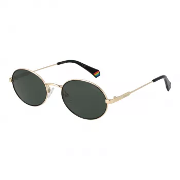 POLAROID PLD6228SX532M unisex-suorakaideaurinkolasit - ruskea havanna-kehys, ruskeat polarisoidut linssit, 53 mm