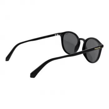 POLAROID PLD6233S51807 unisex-neliömäiset aurinkolasit - musta kehys harmaa polarisoitu linssi 51 mm