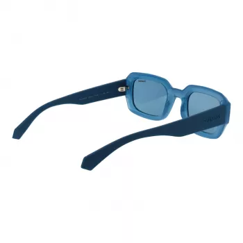 Polaroid PLD6239SX51MV unisex-suorakaiteen muotoiset aurinkolasit - musta kehys harmaat linssit 51 mm