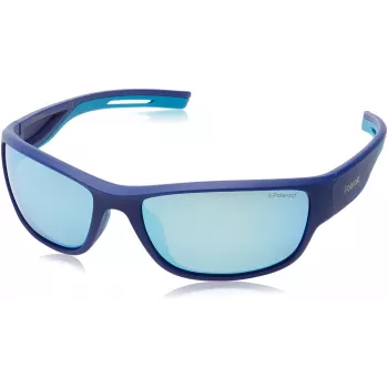 POLAROID PLD7028S-242 unisex-aurinkolasit - polarisoidut harmaat linssit - musta kehys - 60/17/125 mm