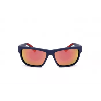 Polaroid PLD7031S8RU miesten polarisoidut aurinkolasit - musta kehys harmaat linssit 59 mm