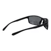 Polaroid PLD7036S63807 unisex suorakaiteen muotoiset aurinkolasit - musta kehys, harmaat linssit