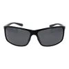 Polaroid PLD7036S63807 unisex suorakaiteen muotoiset aurinkolasit - musta kehys, harmaat linssit