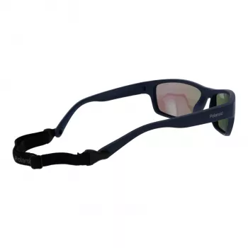 Polaroid PLD7037S60PJP unisex suorakaiteen muotoiset aurinkolasit - mustat kehykset harmaat linssit 60 mm