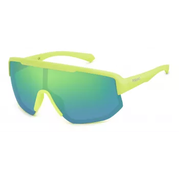 POLAROID PLD7047S4AN unisex polarisoivat aurinkolasit – musta kehys, harmaat linssit, shield-malli, 99/1/135 mm
