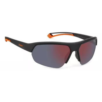 Polaroid PLD7048S8LZG6 unisex pilotti-aurinkolasit - harmaat linssit, musta kehys