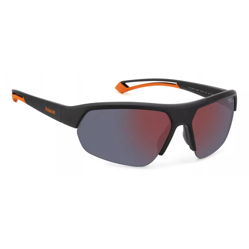 Polaroid PLD7048S8LZG6 unisex pilotti-aurinkolasit - harmaat linssit, musta kehys
