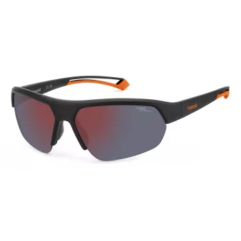 Polaroid PLD7048S8LZG6 unisex pilotti-aurinkolasit - harmaat linssit, musta kehys