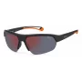 Polaroid PLD7048S8LZG6 unisex pilotti-aurinkolasit - harmaat linssit, musta kehys