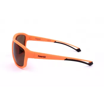 POLAROID PLD7049S2M5 unisex urheilu-aurinkolasit - mattamusta kehys, harmaat polarisoidut linssit